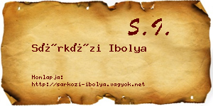 Sárközi Ibolya névjegykártya